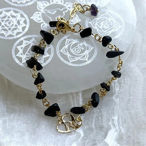 Alquimia Black and Gold Bracelet